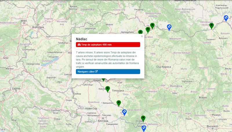 Timpi mari de asteptare la Nadlac, Foto: Politia de Frontiera