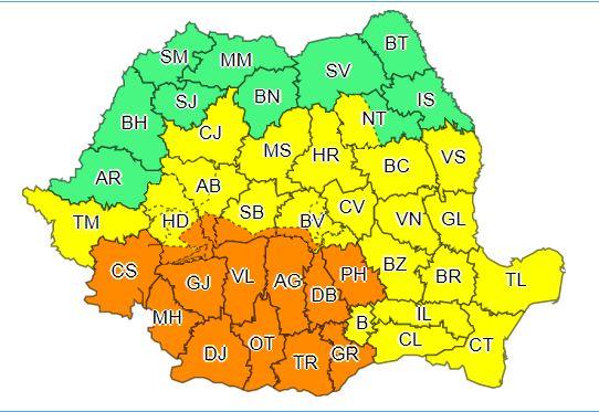Avertizari meteo, Foto: ANM