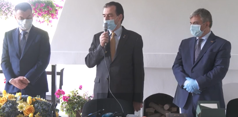 Ludovic Orban la inaugurarea Muzeului National Bratianu, Foto: Captura video