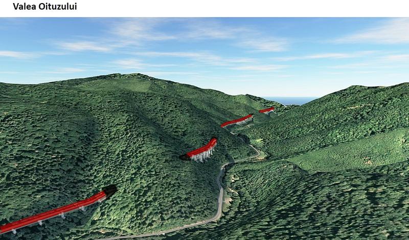 Autostrada A13 - Tuneluri si viaducte pe Valea Oituzului, Foto: Hotnews