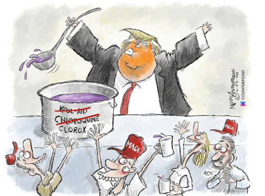 Caricatura Trump- Anderson, Foto: Captura