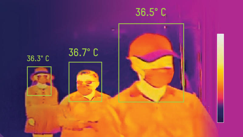 Imagine vazuta prin camera termoscannerului, Foto: Hotnews