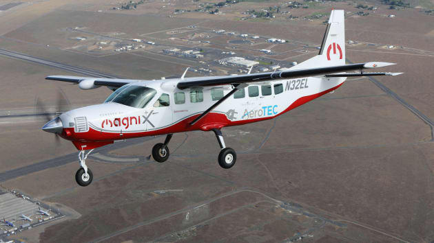 Avionul electric Cessna 208B Grand Caravan, Foto: magniX