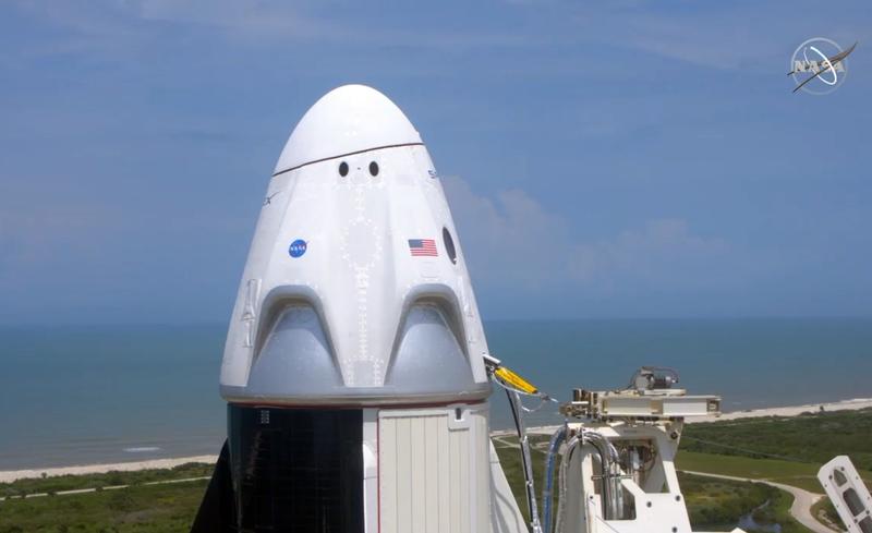 Capsula Dragon Crew, gata de lansare, Foto: Captura YouTube