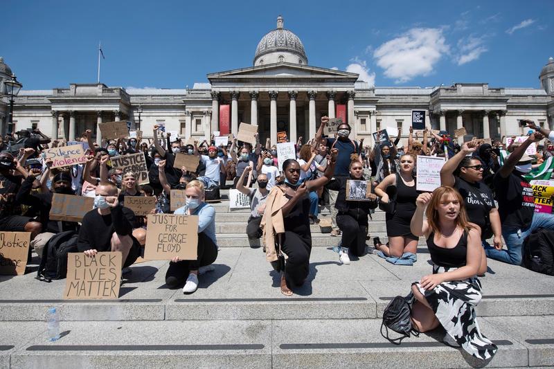 Protest Black Lives Matter, Londra, Foto: London Mithraeum