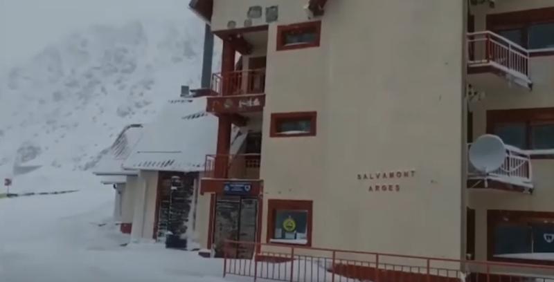 Tablou de iarna pe Transfagarasan, Foto: Captura YouTube