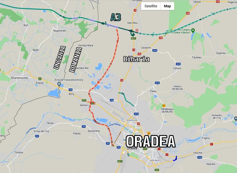 Drum de legatura Oradea - Autostrada A3, Foto: Hotnews