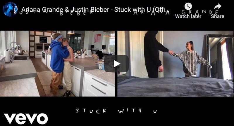 Ariana Grande si Justin Bieber, Foto: Captura YouTube