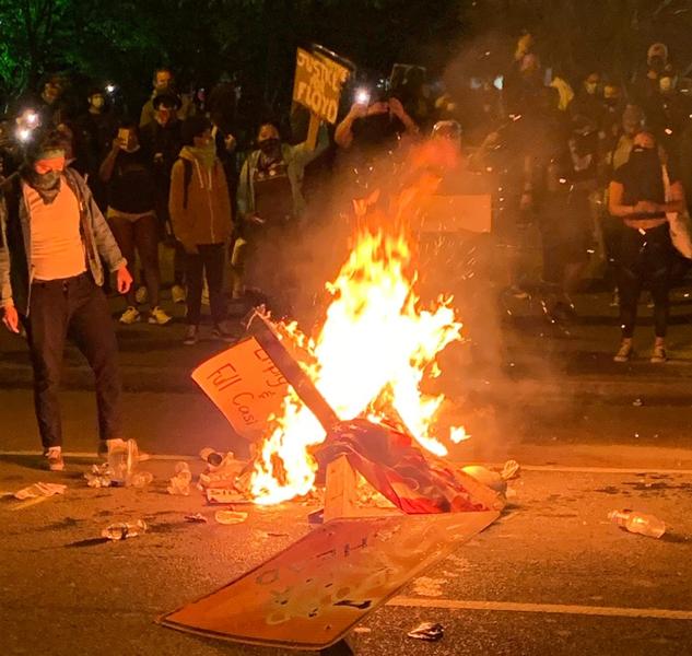 Proteste in Lafayette Square, Foto: Hotnews