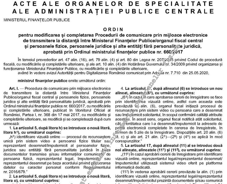 Inregistrare video in SPV, Foto: monitoruloficial.ro