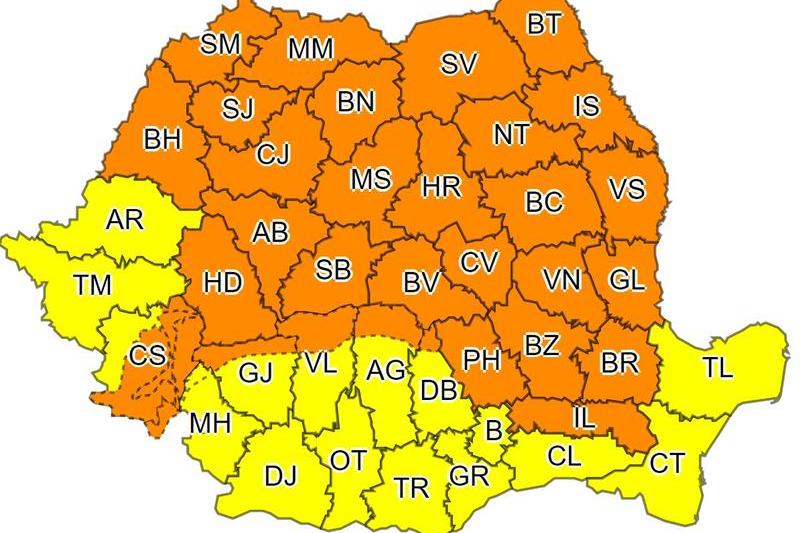 Avertizari meteo, Foto: ANM