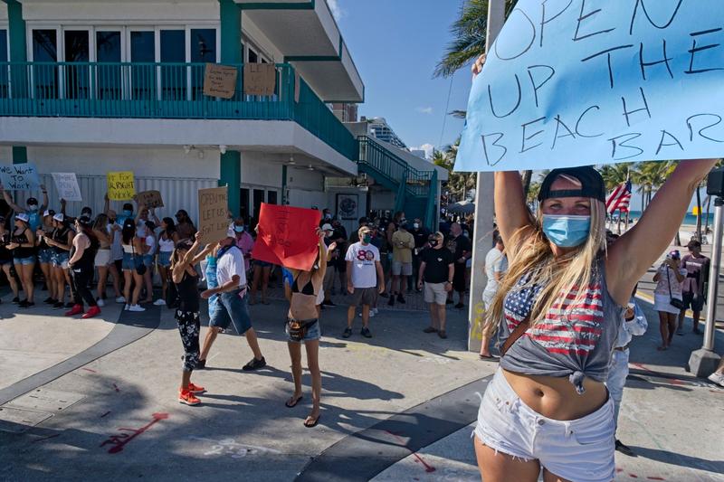 Protest anticarantina Florida, Foto: Zuma / SplashNews.com / Splash / Profimedia