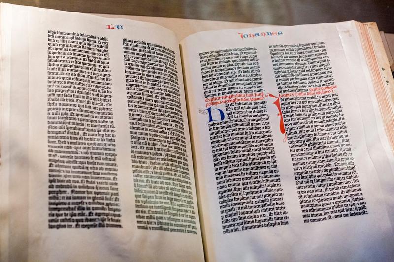 Biblie Gutenberg, Foto: Science Photo Library / Sciencephoto / Profimedia