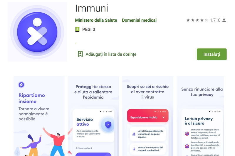 immuni app, Foto: Hotnews