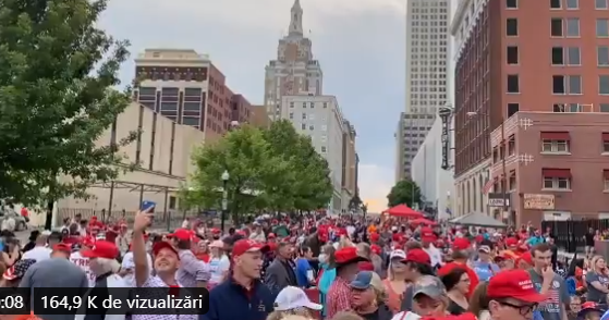 Miting Trump Tulsa, Foto: Captura video