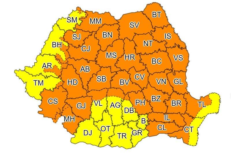 Avertizari meteo, Foto: ANM