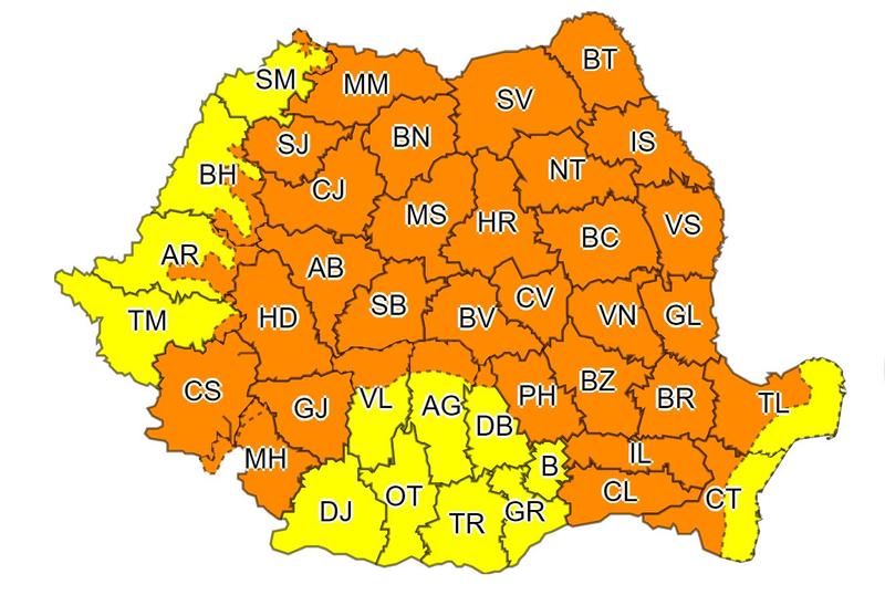 Avertizari meteo, Foto: ANM