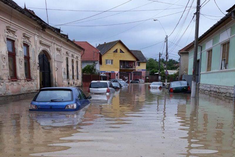 Inundatii la Aiud (Alba), Foto: Alba 24