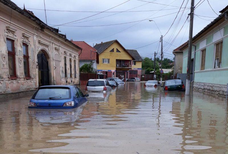 Inundatii la Aiud (Alba), Foto: Alba 24