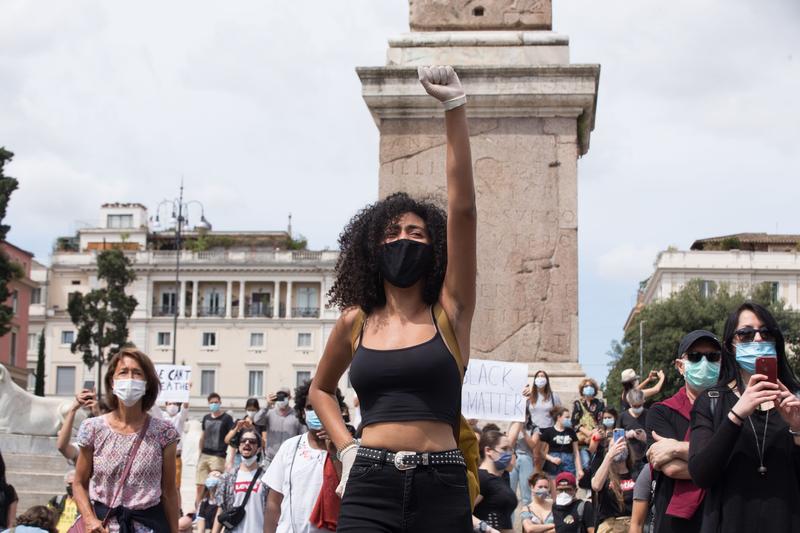 Protest Black Lives Matters la Roma, Foto: Matteo Nardone/Pacific Press/ Profimedia