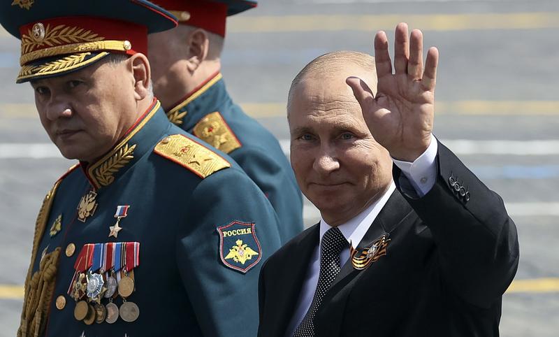 Vladimir Putin la parada de Ziua Victoriei, Foto: Yekaterina Shtukina / TASS / Profimedia Images