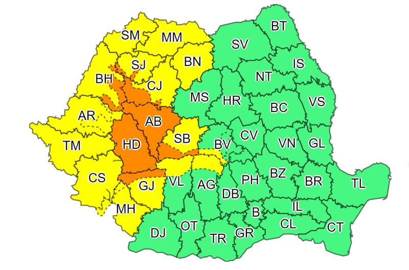 Avertizari meteo, Foto: ANM