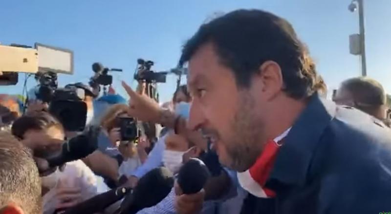 Salvini la Mondragone, Foto: youtube.com