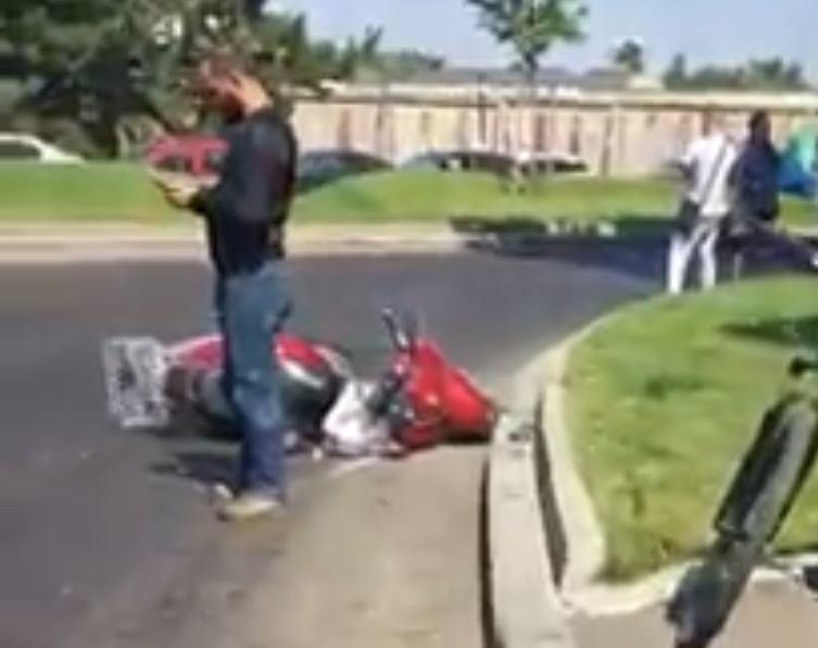 accidente in sectorul 2, Foto: Captura