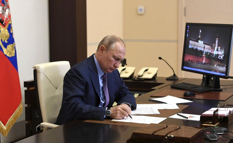 Vladimir Putin, Foto: Aleksey Nikolskyi/Kremlin Pool / Zuma Press / Profimedia