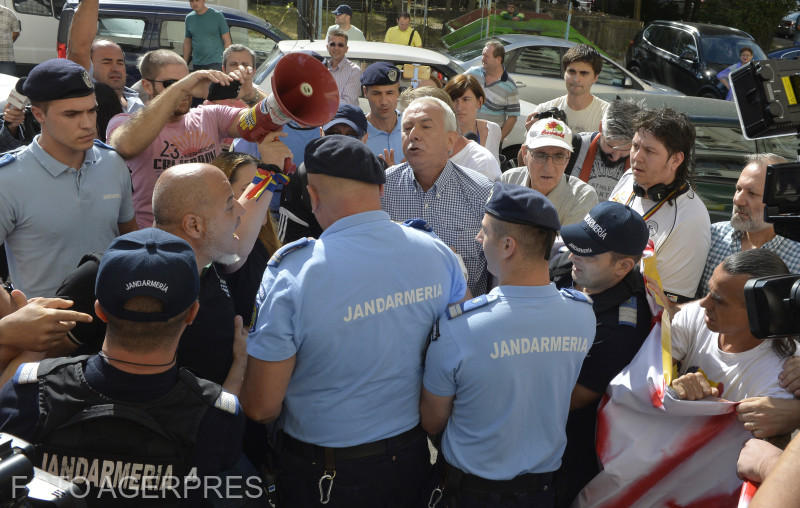 Jandarmi la proteste, Foto: AGERPRES