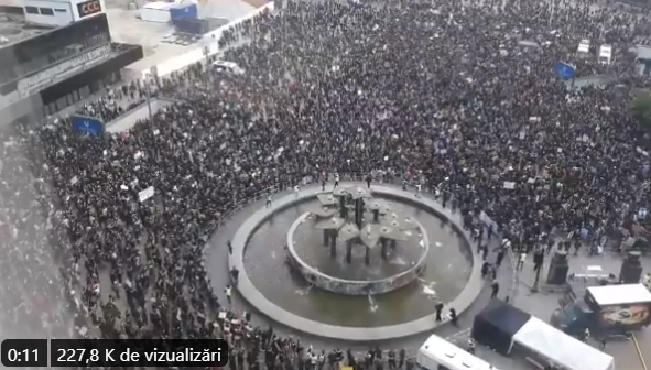 proteste Berlin, Foto: Captura video