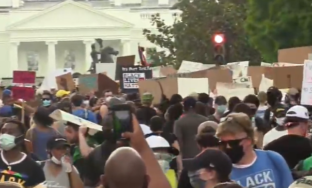 Proteste in Washington, Foto: Captura video