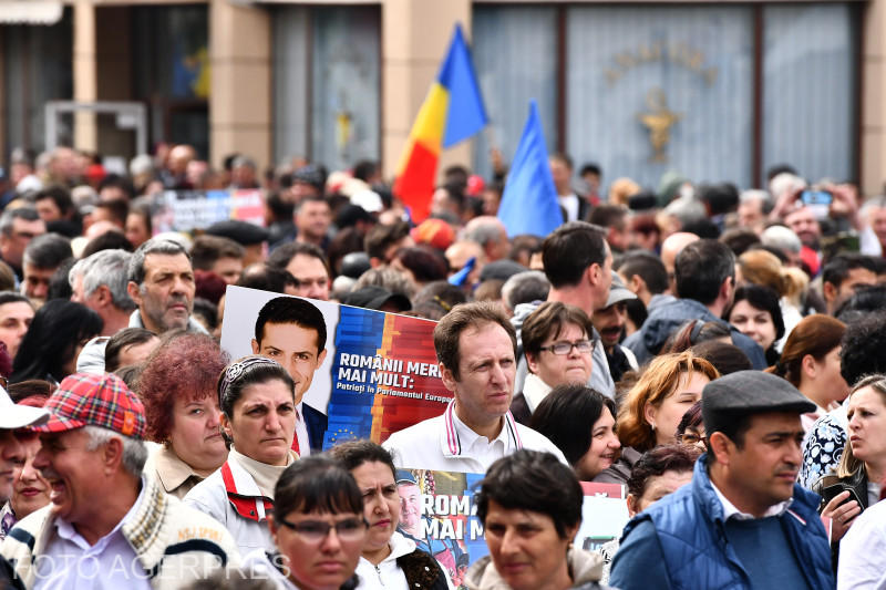 Miting campanie europarlamentare, 2019, Foto: AGERPRES