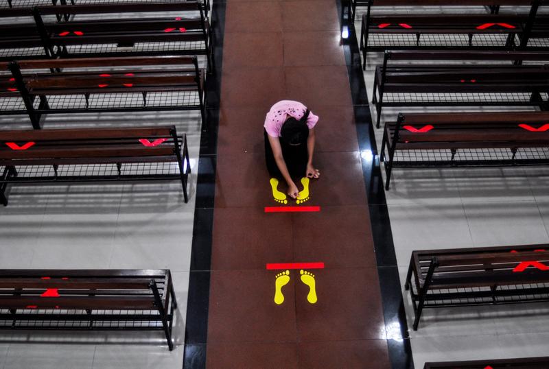 Distantare fizica in timpul pandemiei de coronavirus, Foto: Slamet Riyadi / Zuma Press / Profimedia