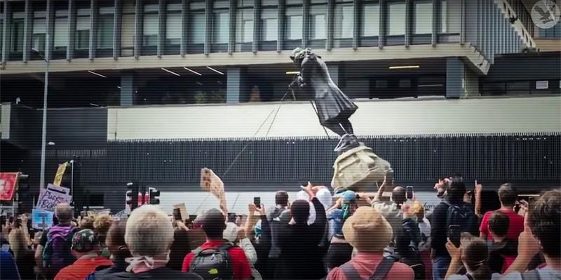 Statuia lui Colston din Bristol, Foto: David Himbert / AFP / Profimedia