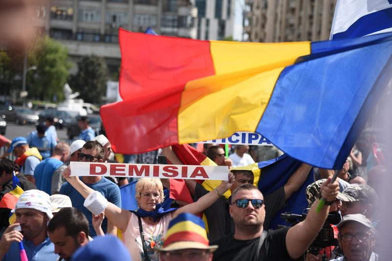 Proteste Romania 10 august 2018, Foto: Alberto Grosescu