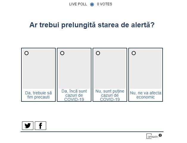 Sondaj stare de alerta, Foto: Hotnews