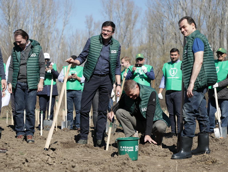Orban, campanie împădurire, Foto: Guvernul Romaniei