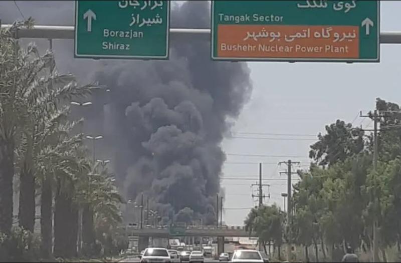 Incendiu Bushehr, Foto: Captura video