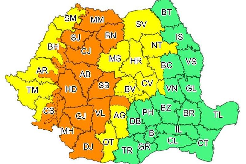 avertizare ANM 17 iulie, Foto: ANM