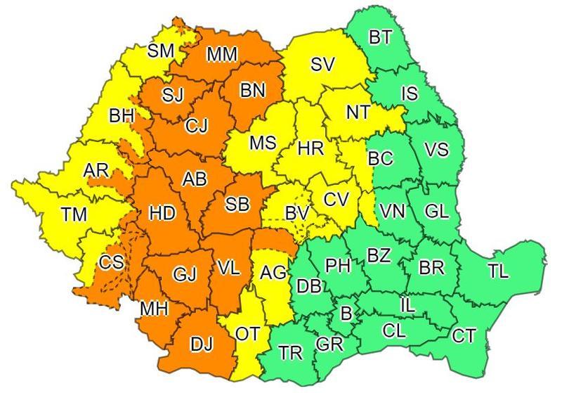 avertizare ANM 17 iulie, Foto: ANM