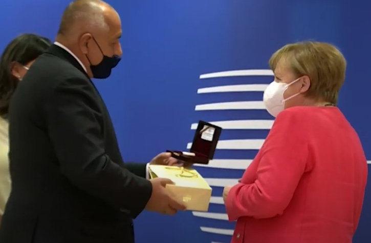Boiko Borisov si Merkel, Foto: Captura YouTube