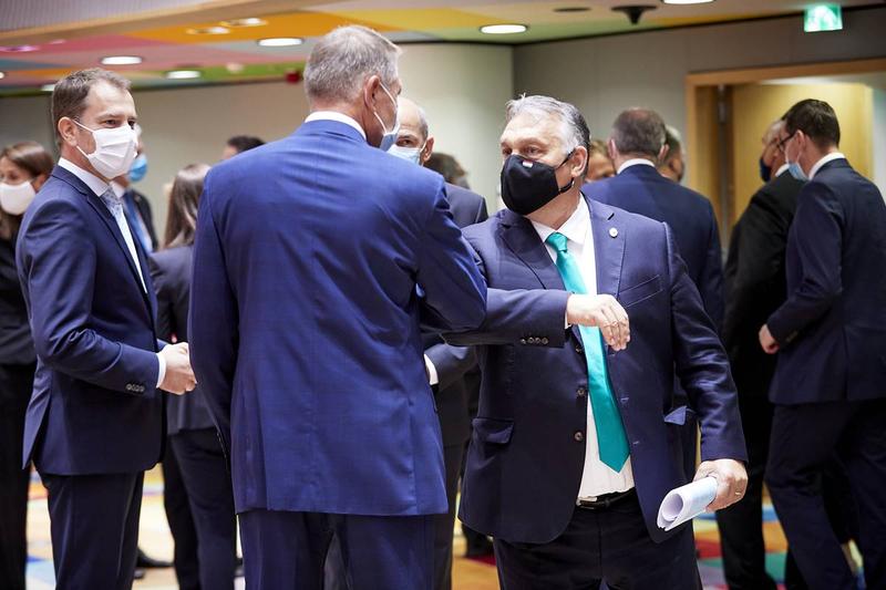 Klaus Iohannis și Viktor Orban, Foto: Consiliul European