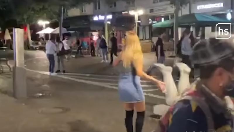 Violente impotriva politiei in Frankfurt , Foto: Captura YouTube