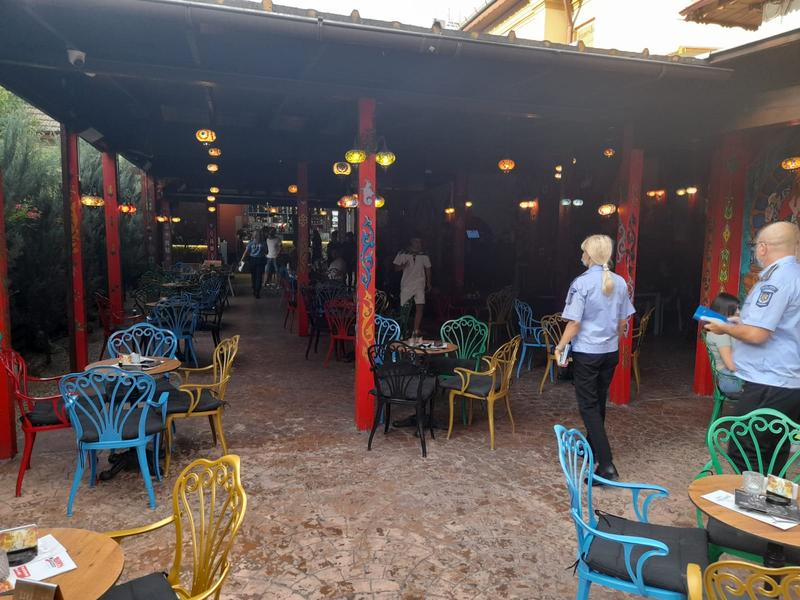 controale la terase, Foto: Politia Capitalei