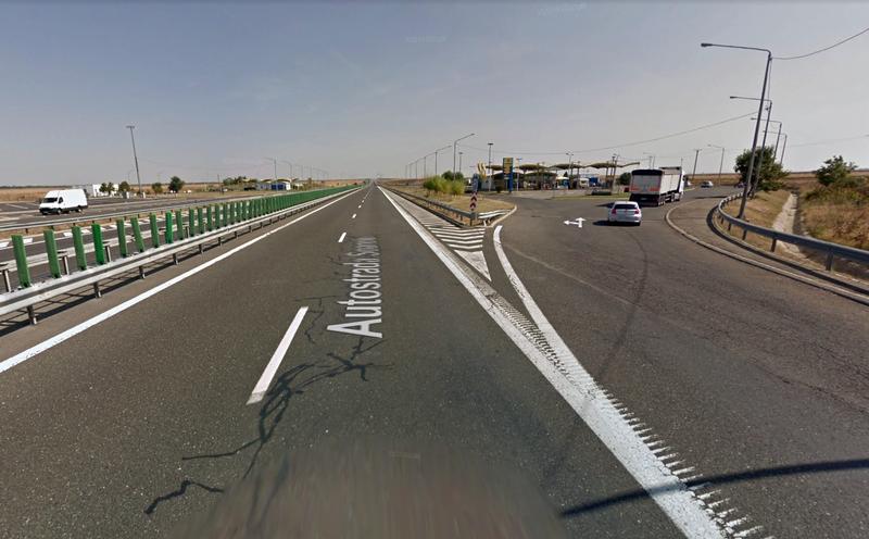 Benzinarie si spatiu de serviciu pe autostrada, Foto: Google Street View