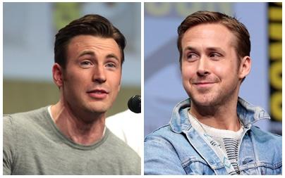 Chris Evans si Ryan Gosling, Foto: Colaj / Sursa foto: Gage Skidmore