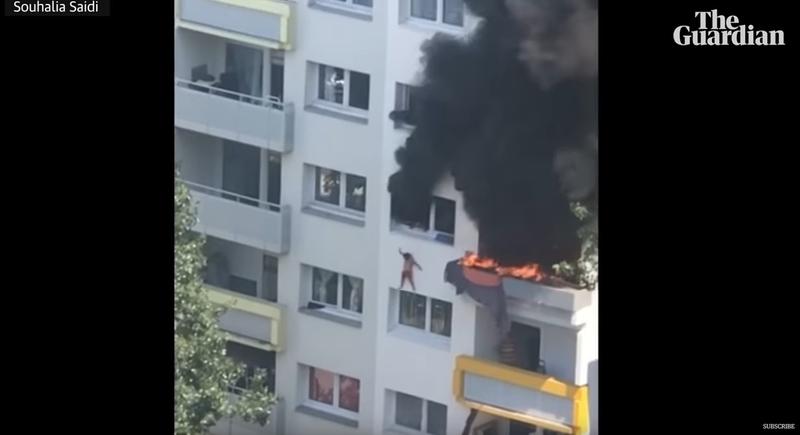 Salvare dramatica în Grenoble, Foto: Captura YouTube