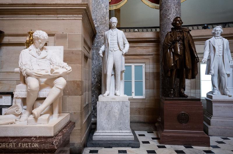 Statui confederate in Capitoliul SUA, Foto: Michael Brochstein-SOPA Images / Shutterstock Editorial / Profimedia