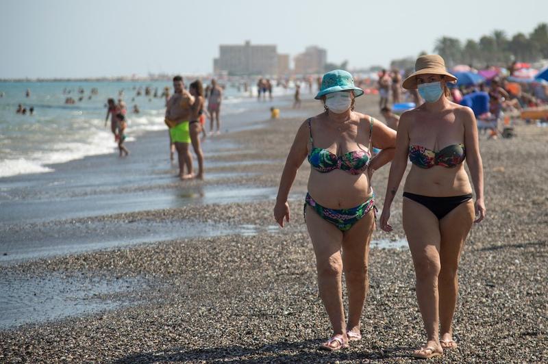 Plajă din Spania, Foto: JORGE GUERRERO/AFP/ Profimedia Images